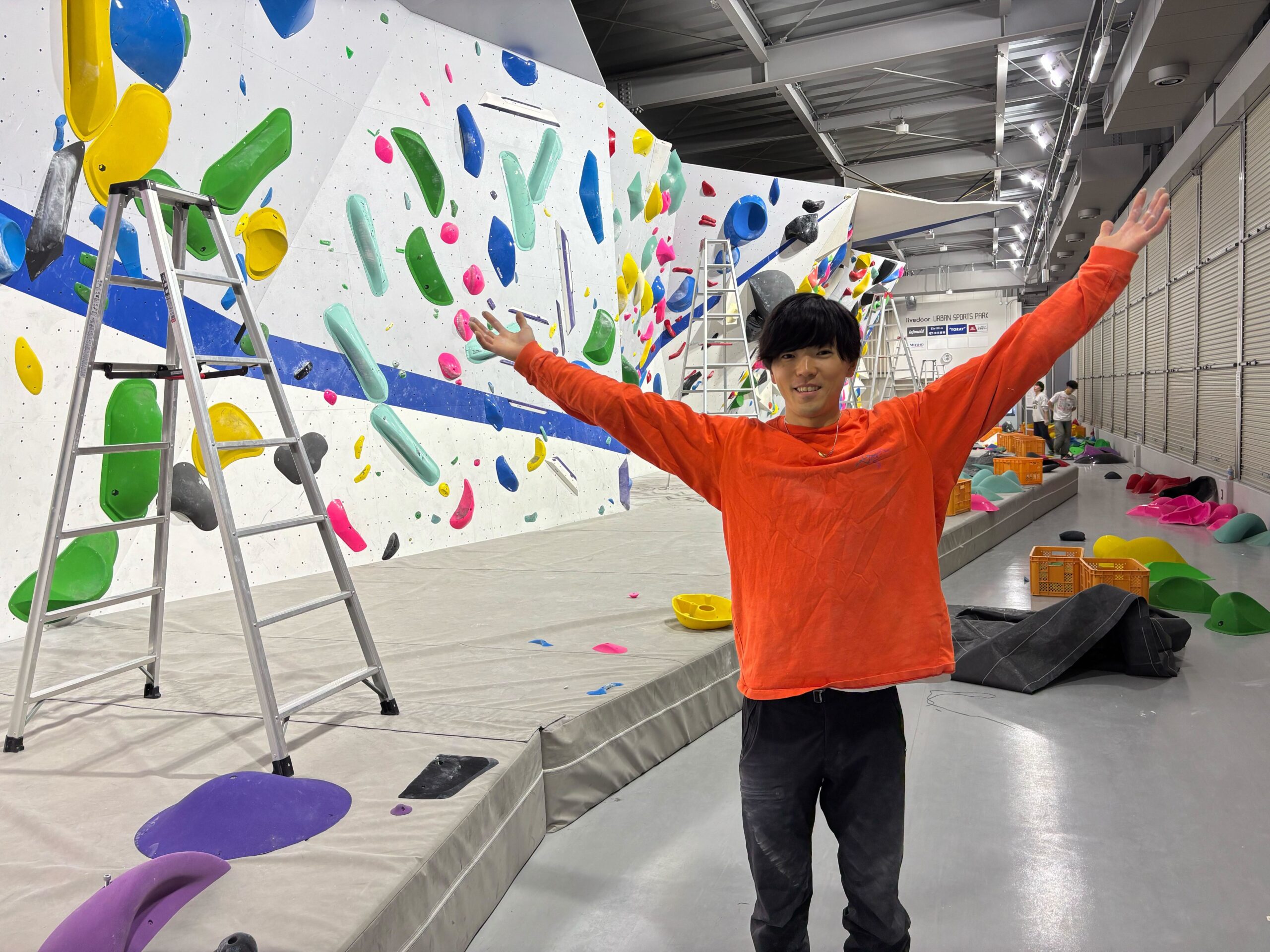 livedoor URBAN SPORTS PARK」オープン後初、ボルダリング棟がルート